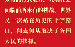 当前，世界之变、时代之变、历史之变正以前所未有的方式展开 