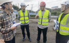 公司开展白龙核电项目进厂道路及应急道路B段维修工程现场检查