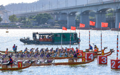 企地融合促发展，核力竞渡勇拼搏丨广西核电亮相2025年防城港市海上龙舟赛