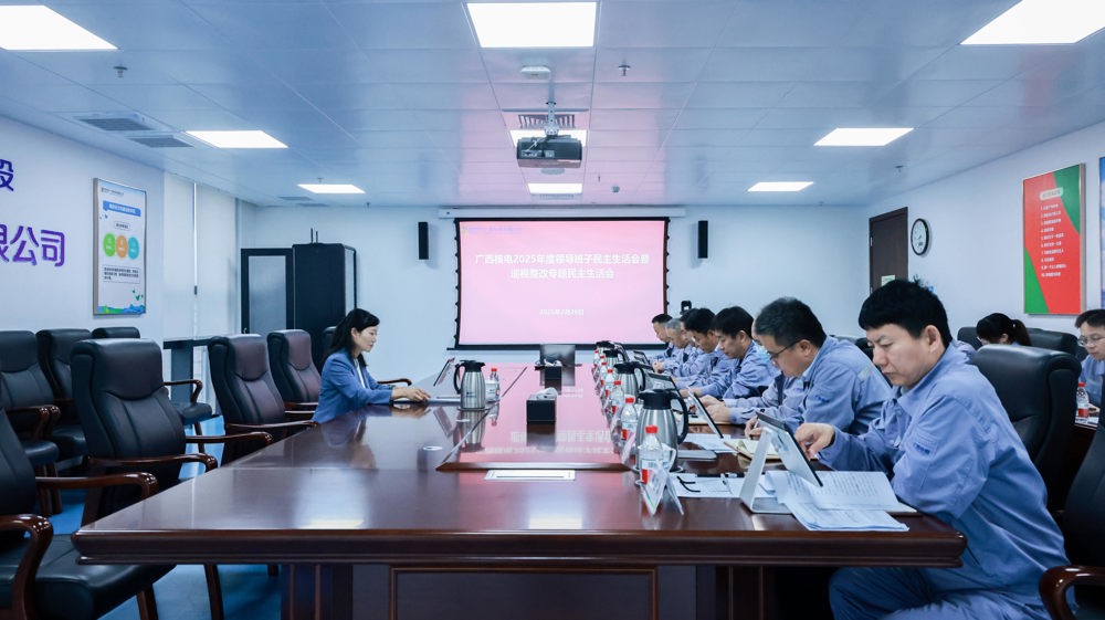 2026年2月26日，2025年公司领导班子民主生活会暨巡视整改专题民主生活会；地点：创投大厦2425会议室：人物：公司领导班子、集团公司党建部副主任卢静-微信版 (2)